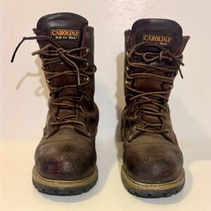 CAROLINA Men's 8" Waterproof Logger Boots Welt Construction CA5121 Sz:41 (7.5)